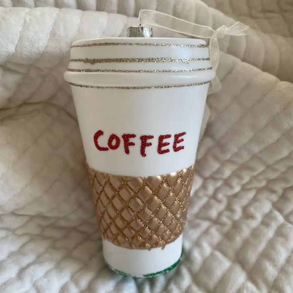"TO GO CUP" COFFEE ORNAMENT NWT - Picture 2 of 7